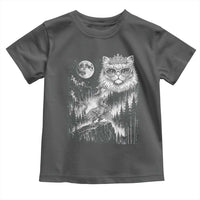 Vintage Geek Princess Cat Toddler T Shirt Full Moon Engraving Art Gift