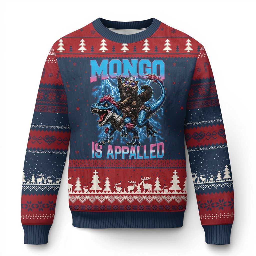 Mongo Is Appalled Princess Cat Quote Ugly Christmas Sweater Geeky Fantasy Book Lover