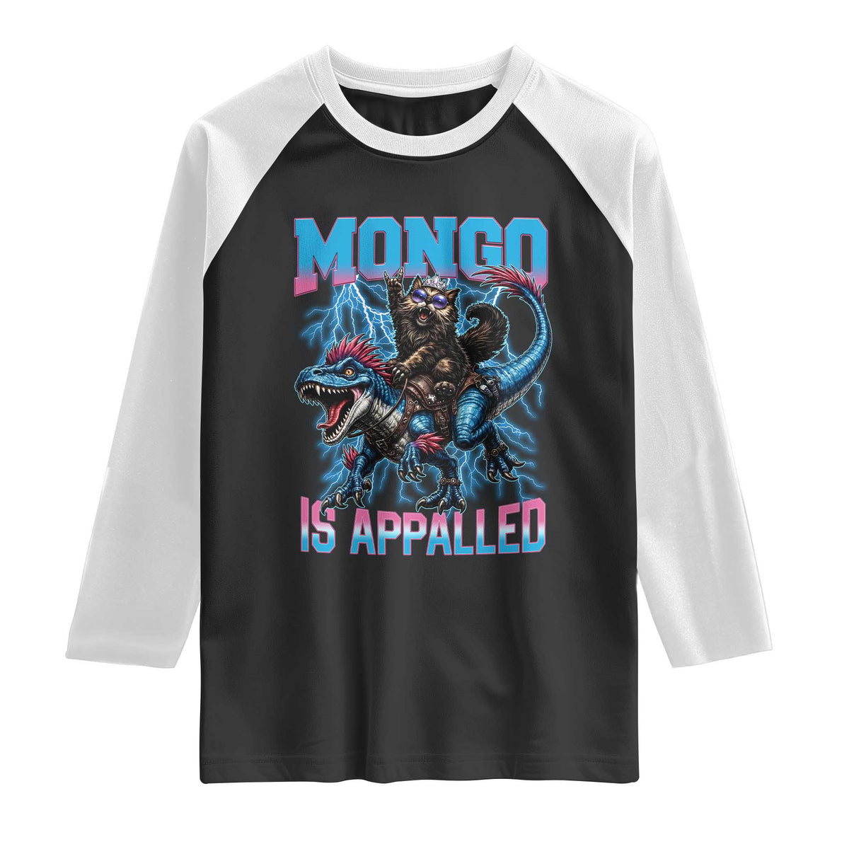 Mongo Is Appalled Princess Cat Quote Raglan Shirt Geeky Fantasy Book Lover