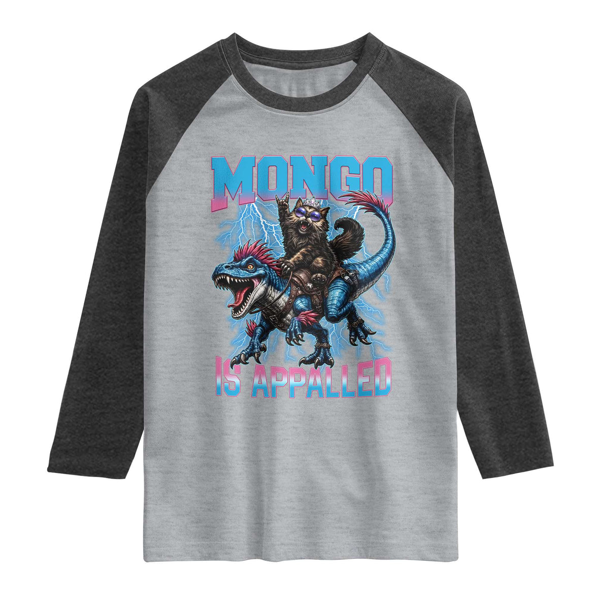 Mongo Is Appalled Princess Cat Quote Raglan Shirt Geeky Fantasy Book Lover