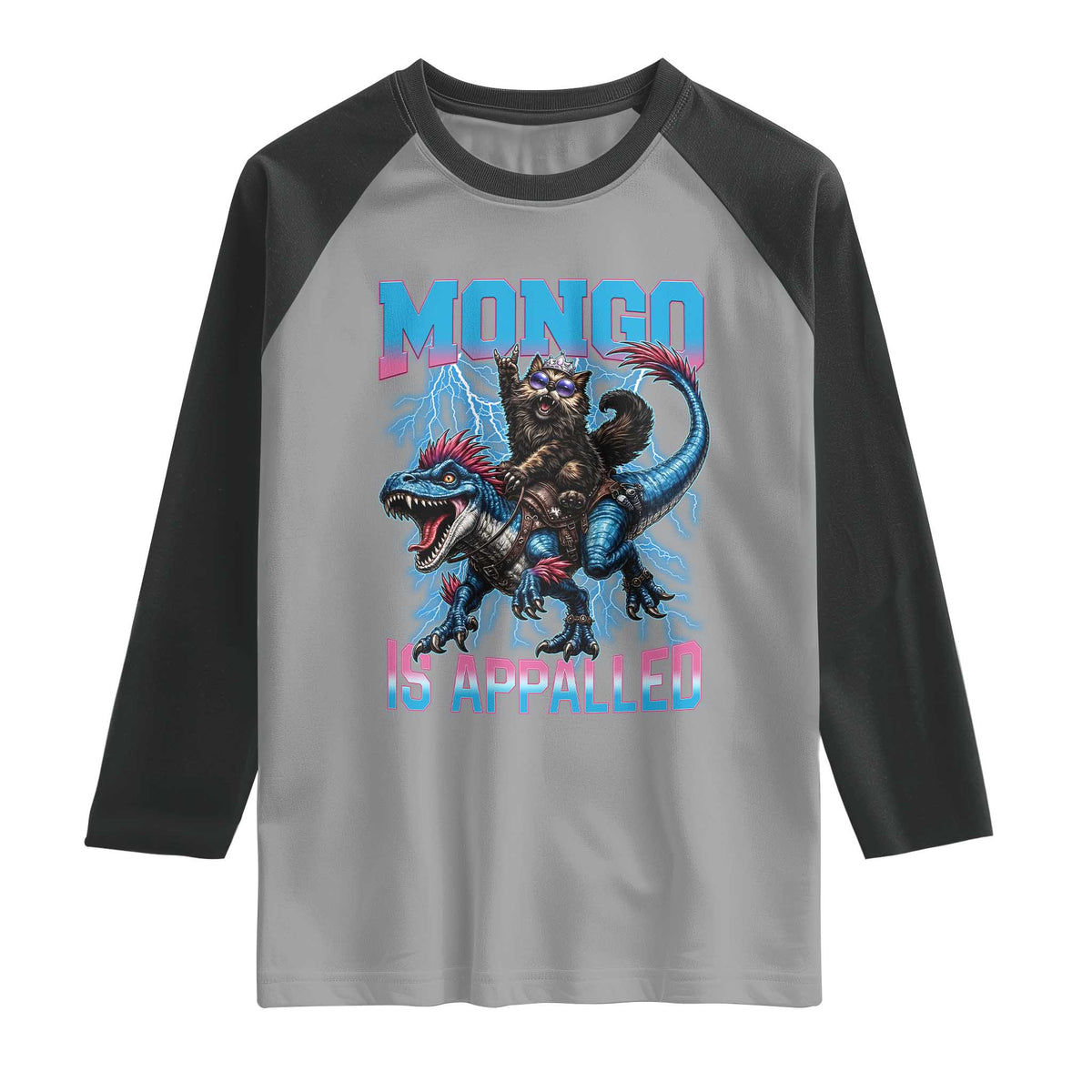 Mongo Is Appalled Princess Cat Quote Raglan Shirt Geeky Fantasy Book Lover