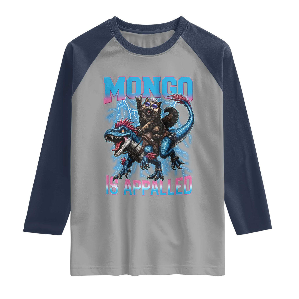 Mongo Is Appalled Princess Cat Quote Raglan Shirt Geeky Fantasy Book Lover