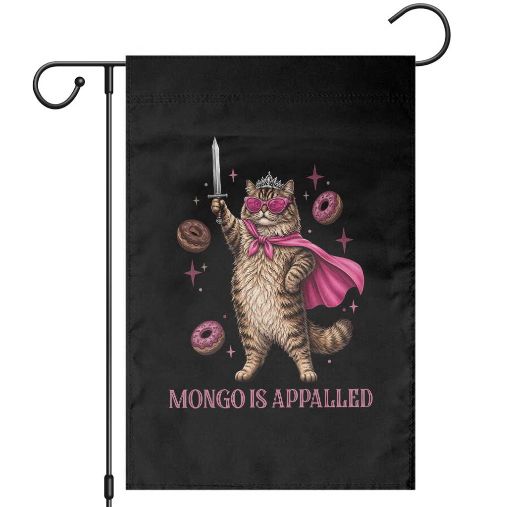Cute Warrior Princess Cat With Sword Garden Flag Fantasy Reader Gift