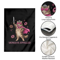 Cute Warrior Princess Cat With Sword Garden Flag Fantasy Reader Gift