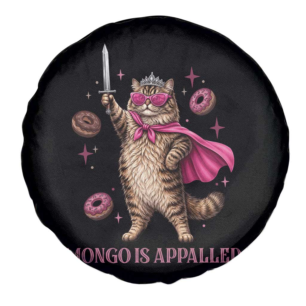 Cute Warrior Princess Cat With Sword Spare Tire Cover Fantasy Reader Gift