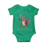 Cute Warrior Princess Cat With Sword Baby Onesie Fantasy Reader Gift