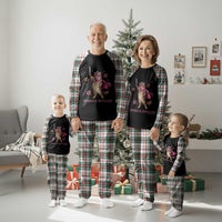 Cute Warrior Princess Cat With Sword Plaid Pajama Set Fantasy Reader Gift