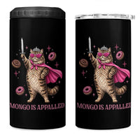 Cute Warrior Princess Cat With Sword 4 in 1 Can Cooler Tumbler Fantasy Reader Gift