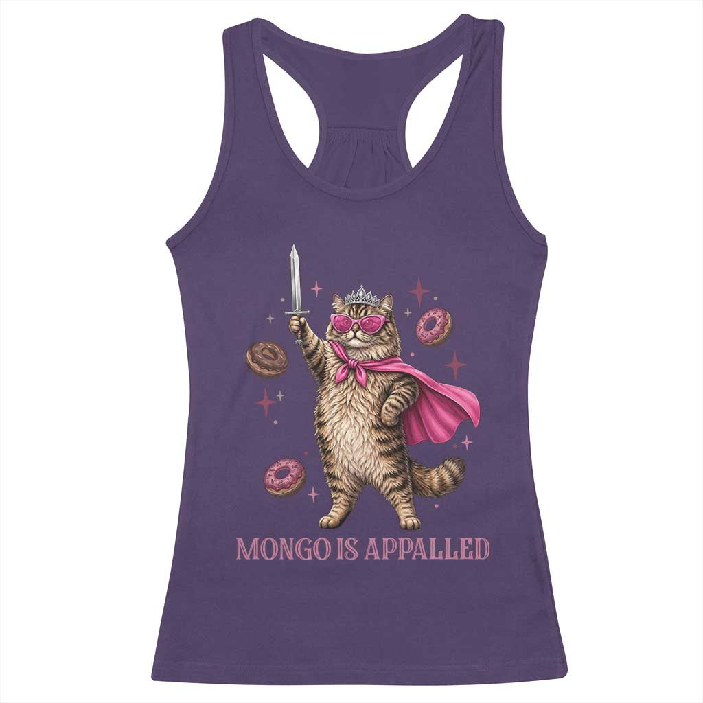Cute Warrior Princess Cat With Sword Racerback Tank Top Fantasy Reader Gift