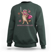 Cute Warrior Princess Cat With Sword Sweatshirt Fantasy Reader Gift