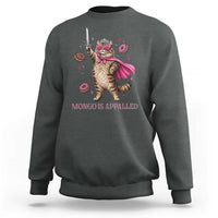 Cute Warrior Princess Cat With Sword Sweatshirt Fantasy Reader Gift