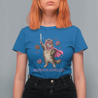Cute Warrior Princess Cat With Sword T Shirt For Women Fantasy Reader Gift