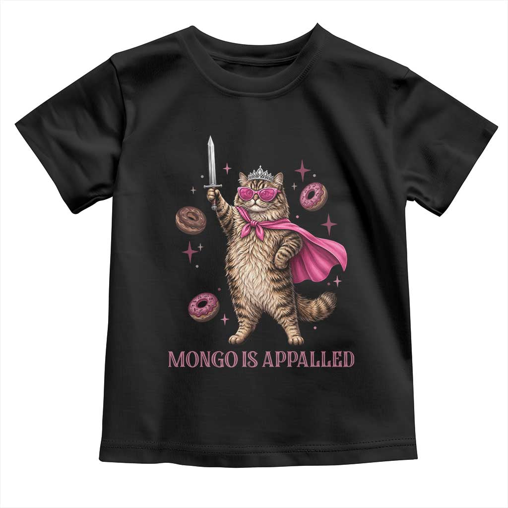 Cute Warrior Princess Cat With Sword Toddler T Shirt Fantasy Reader Gift