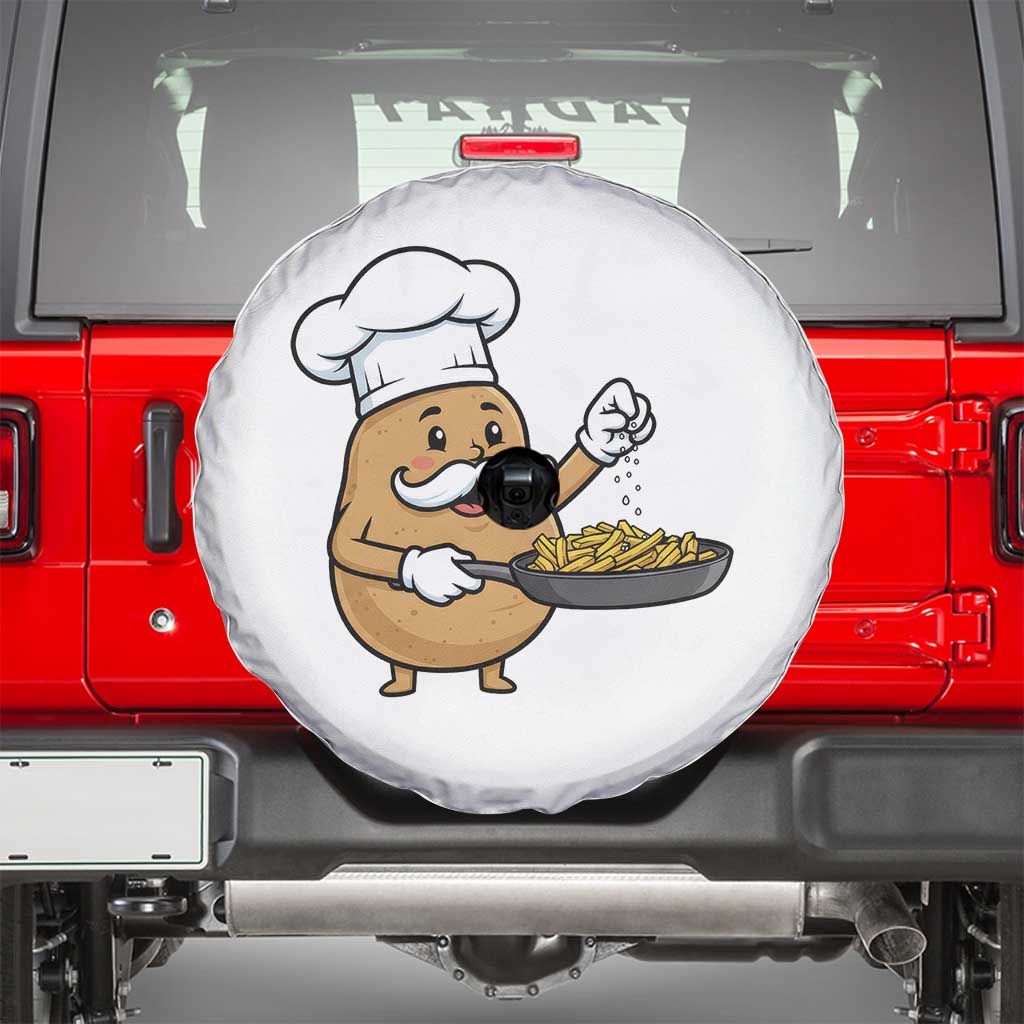 Funny Potato Cooking French Fries Spare Tire Cover Food Lover Gift - Wonder Print Shop