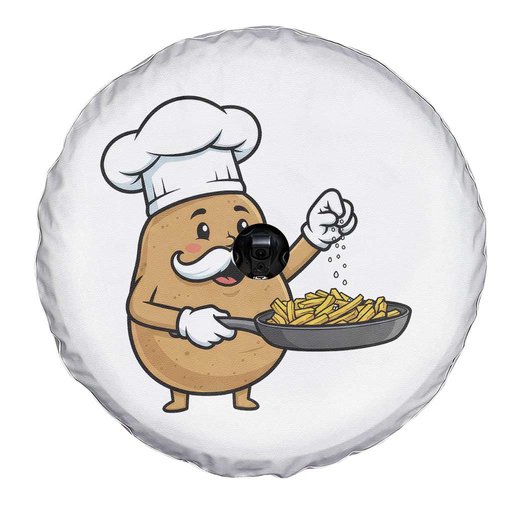 Funny Potato Cooking French Fries Spare Tire Cover Food Lover Gift - Wonder Print Shop
