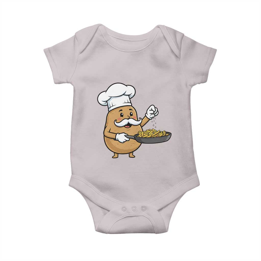 Funny Potato Cooking French Fries Baby Onesie Food Lover Gift - Wonder Print Shop
