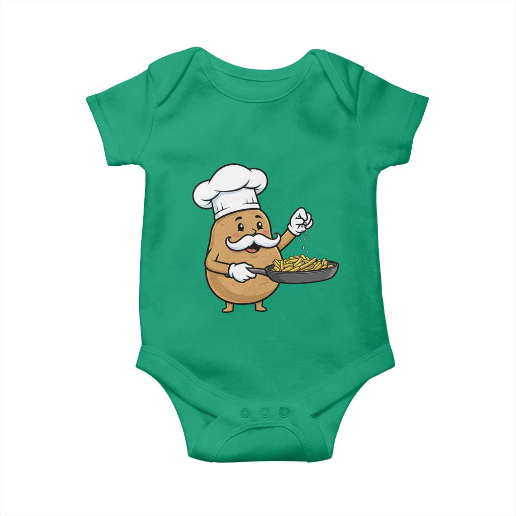 Funny Potato Cooking French Fries Baby Onesie Food Lover Gift - Wonder Print Shop