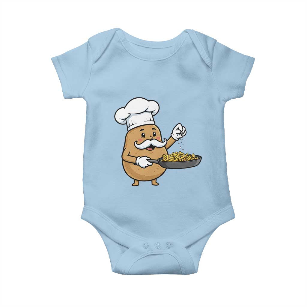 Funny Potato Cooking French Fries Baby Onesie Food Lover Gift - Wonder Print Shop