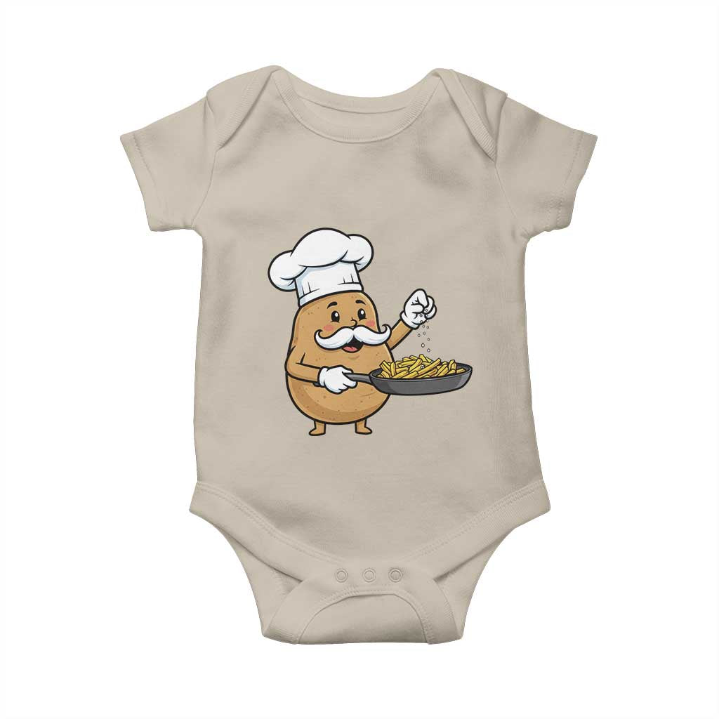 Funny Potato Cooking French Fries Baby Onesie Food Lover Gift - Wonder Print Shop