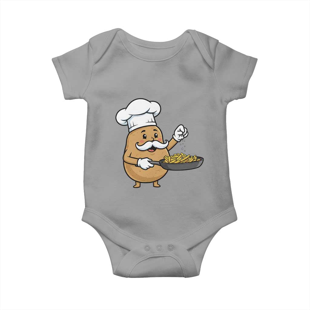 Funny Potato Cooking French Fries Baby Onesie Food Lover Gift - Wonder Print Shop