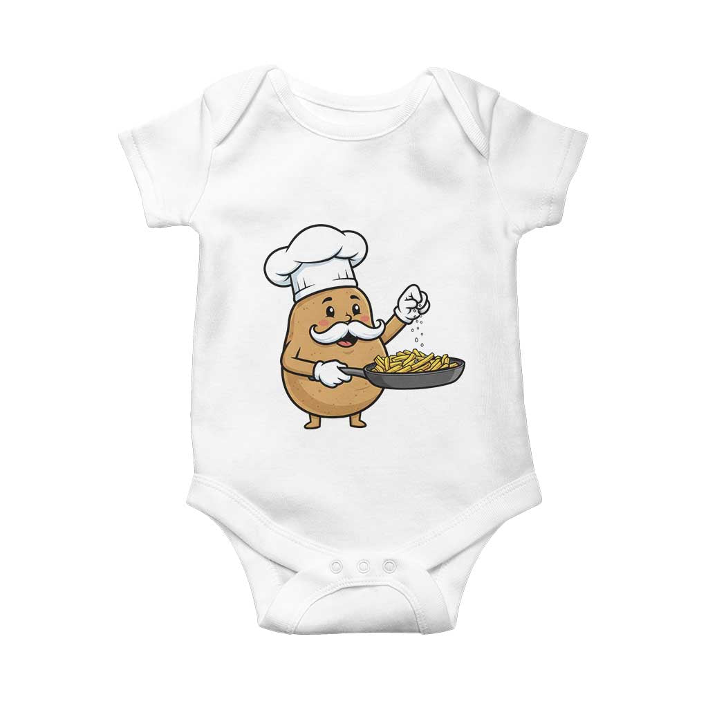 Funny Potato Cooking French Fries Baby Onesie Food Lover Gift - Wonder Print Shop