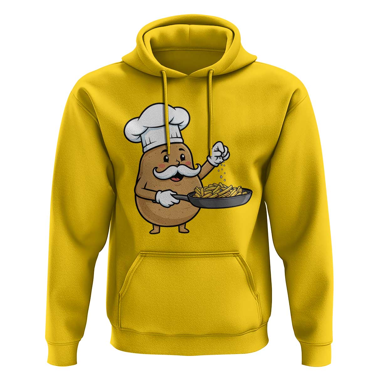 Funny Potato Cooking French Fries Hoodie Food Lover Gift - Wonder Print Shop