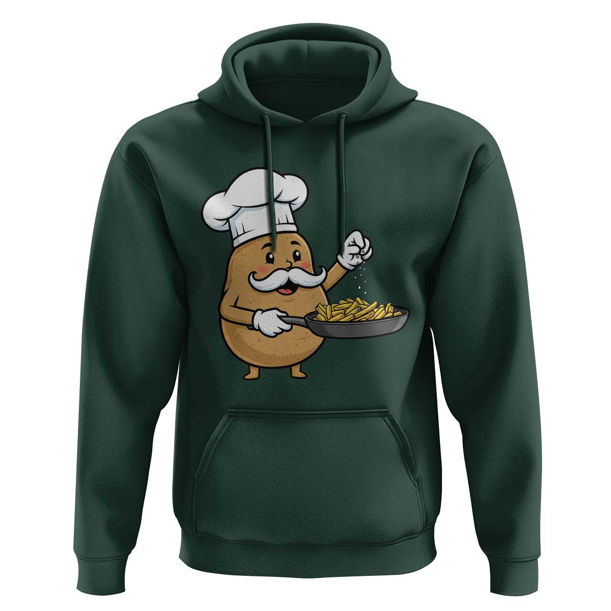 Funny Potato Cooking French Fries Hoodie Food Lover Gift - Wonder Print Shop