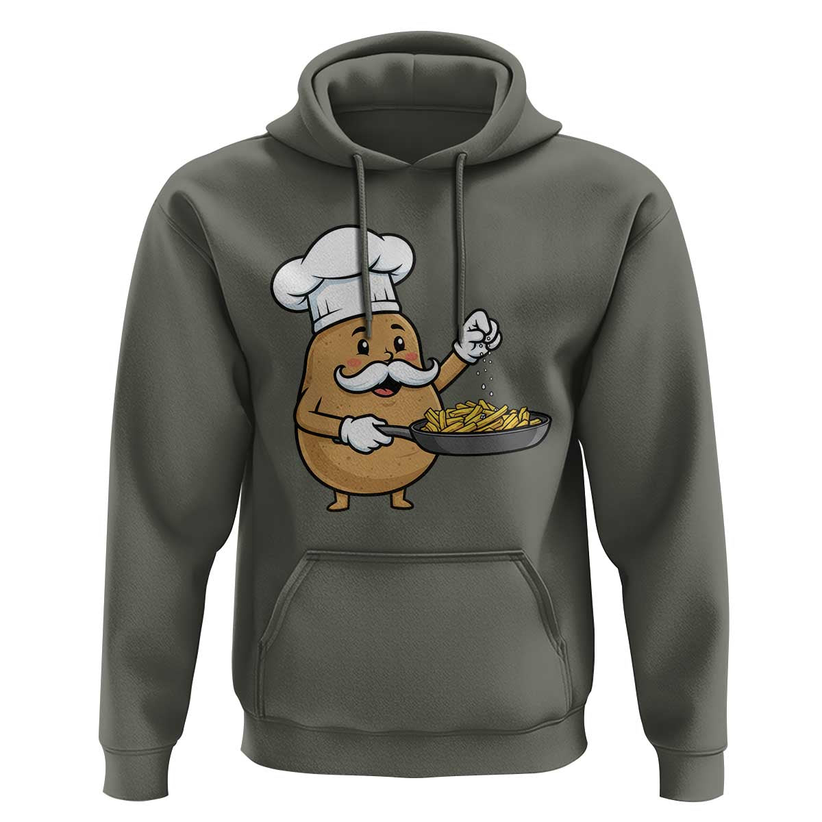 Funny Potato Cooking French Fries Hoodie Food Lover Gift - Wonder Print Shop