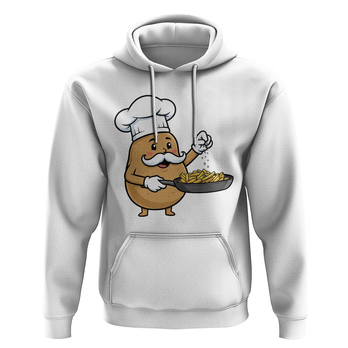 Funny Potato Cooking French Fries Hoodie Food Lover Gift - Wonder Print Shop