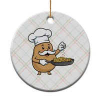 Funny Potato Cooking French Fries Ceramic Ornament Food Lover Gift - Wonder Print Shop