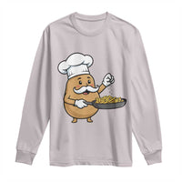 Funny Potato Cooking French Fries Long Sleeve Shirt Food Lover Gift - Wonder Print Shop