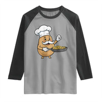 Funny Potato Cooking French Fries Raglan Shirt Food Lover Gift - Wonder Print Shop