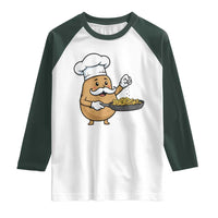 Funny Potato Cooking French Fries Raglan Shirt Food Lover Gift - Wonder Print Shop
