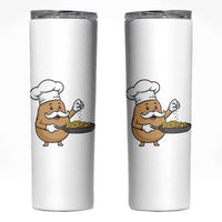 Funny Potato Cooking French Fries Skinny Tumbler Food Lover Gift