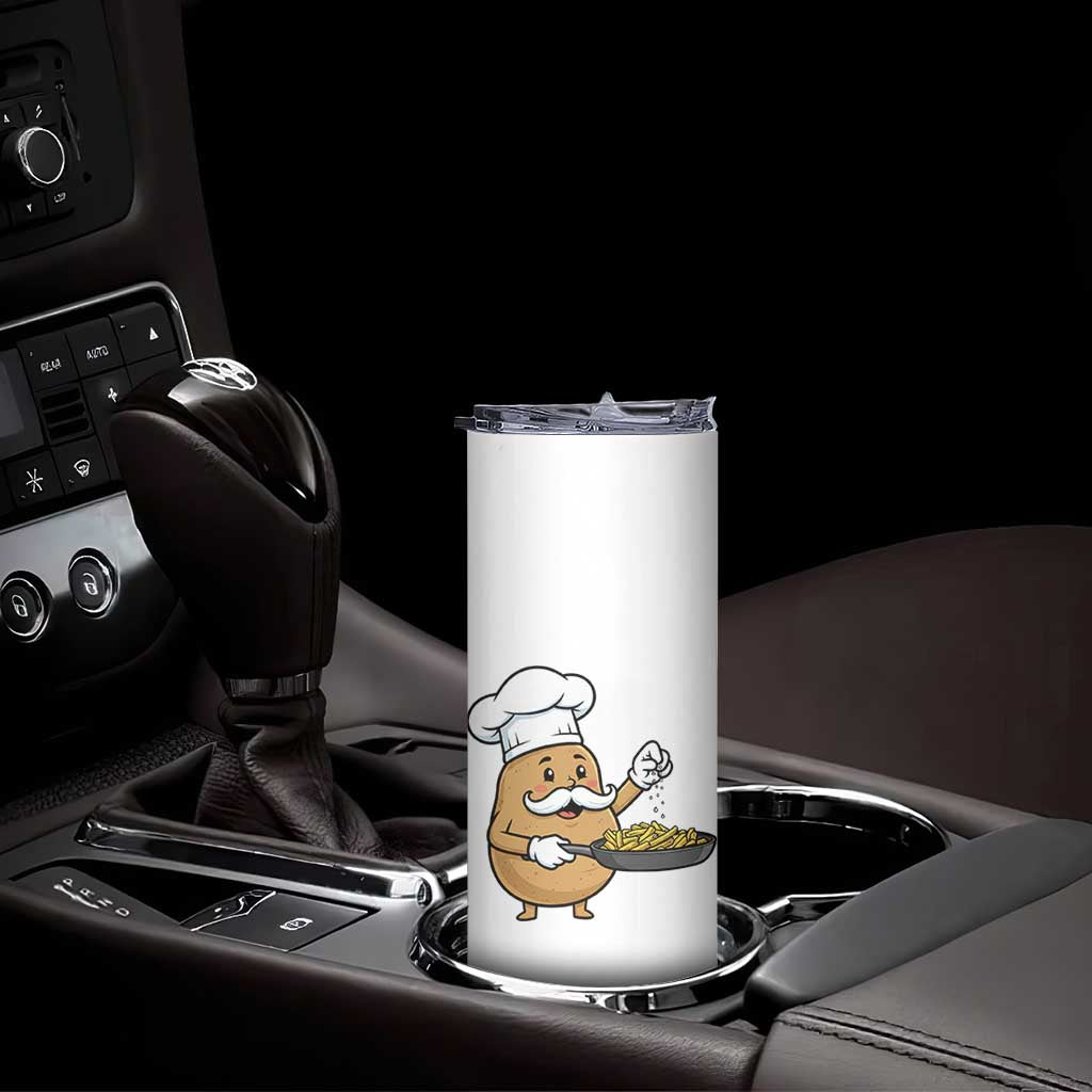 Funny Potato Cooking French Fries Skinny Tumbler Food Lover Gift