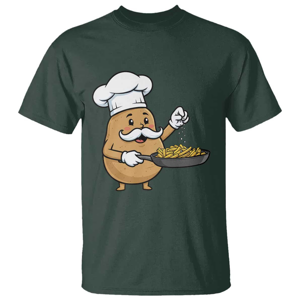 Funny Potato Cooking French Fries T Shirt Food Lover Gift - Wonder Print Shop