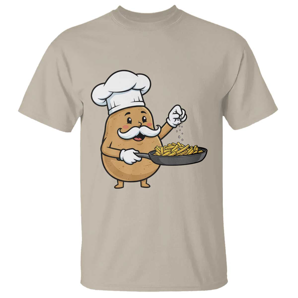 Funny Potato Cooking French Fries T Shirt Food Lover Gift - Wonder Print Shop