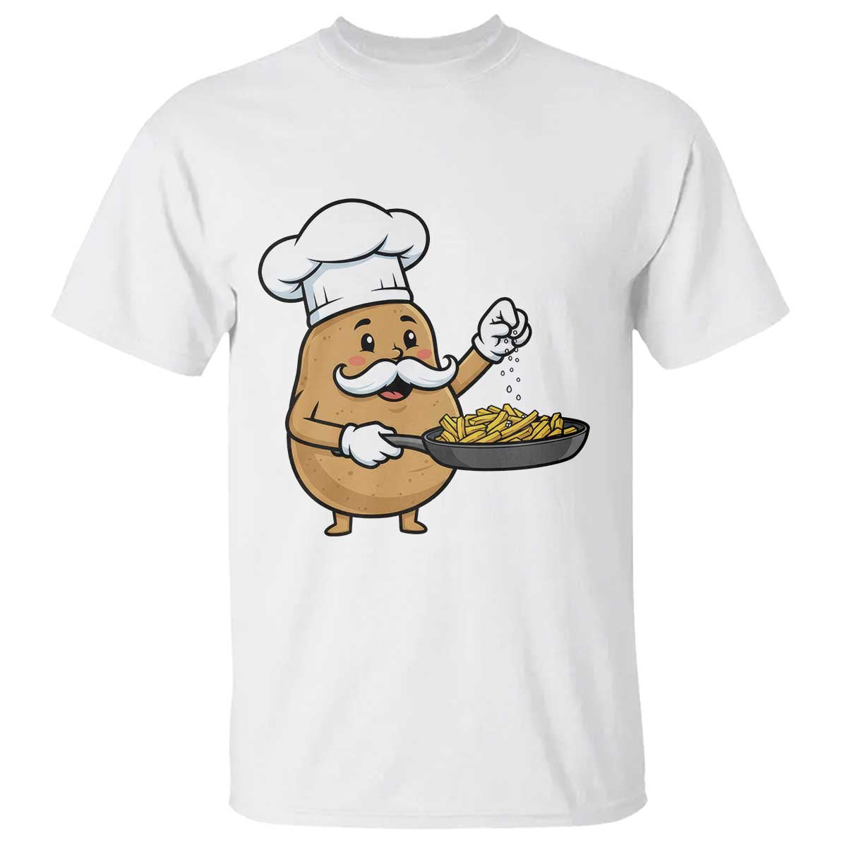 Funny Potato Cooking French Fries T Shirt Food Lover Gift - Wonder Print Shop