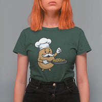 Funny Potato Cooking French Fries T Shirt For Women Food Lover Gift - Wonder Print Shop