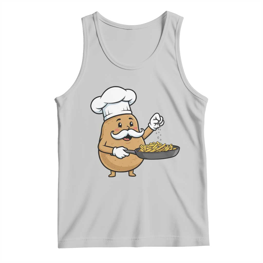 Funny Potato Cooking French Fries Tank Top Food Lover Gift - Wonder Print Shop