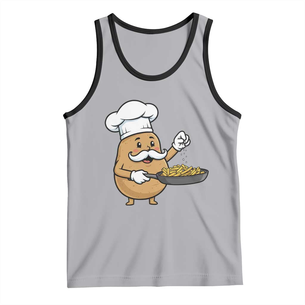 Funny Potato Cooking French Fries Tank Top Food Lover Gift - Wonder Print Shop