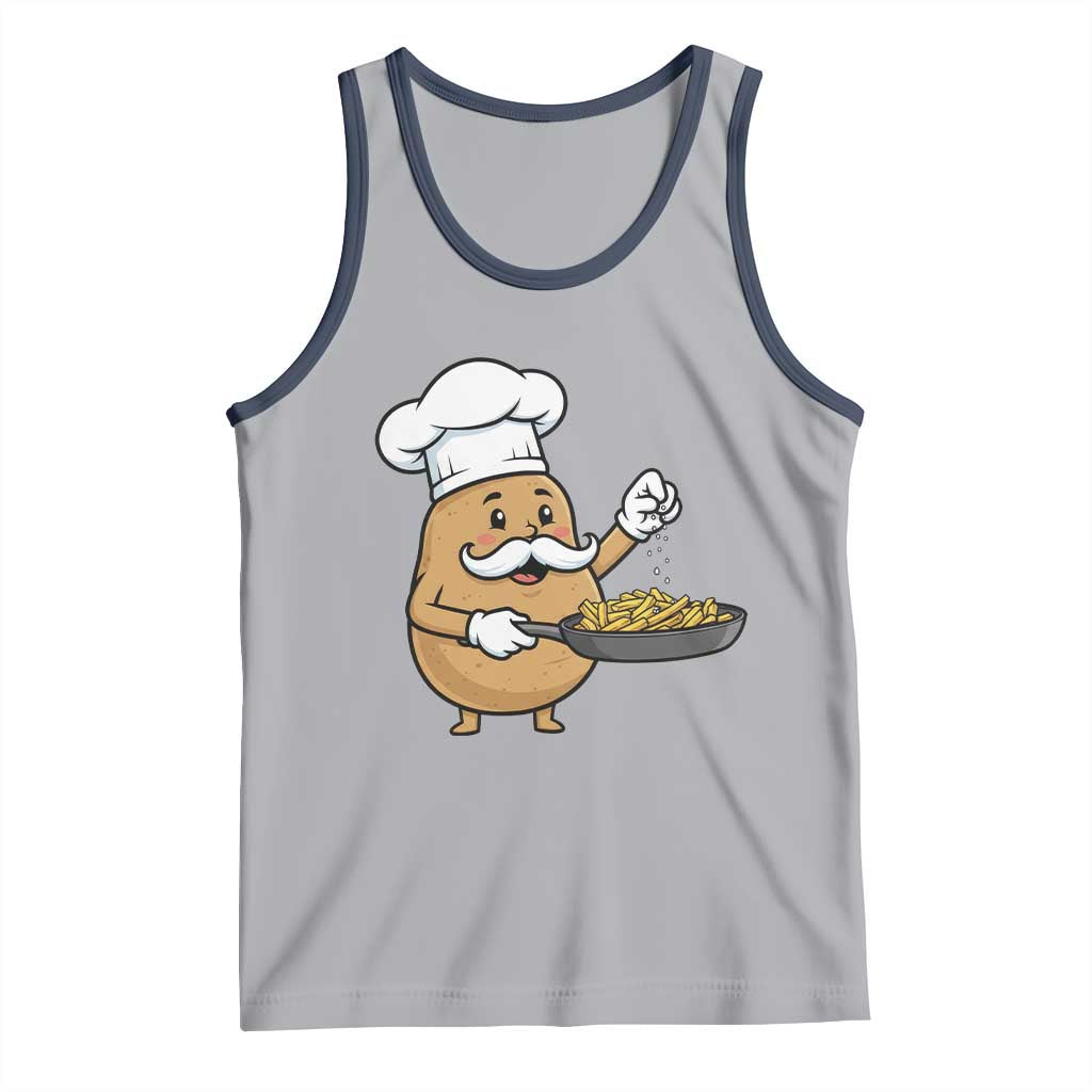 Funny Potato Cooking French Fries Tank Top Food Lover Gift - Wonder Print Shop