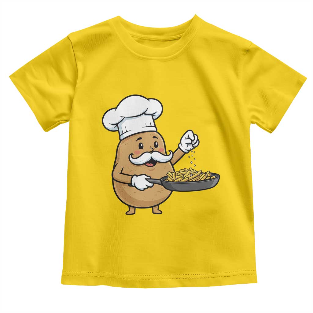 Funny Potato Cooking French Fries Toddler T Shirt Food Lover Gift - Wonder Print Shop