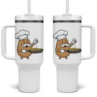 Funny Potato Cooking French Fries Tumbler With Handle Food Lover Gift