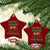 Merry Fishmas Ugly Sweater Ceramic Ornament Funny Fishing Holiday Gift - Wonder Print Shop