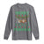 Merry Fishmas Ugly Sweater Long Sleeve Shirt Funny Fishing Holiday Gift - Wonder Print Shop