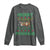 Merry Fishmas Ugly Sweater Long Sleeve Shirt Funny Fishing Holiday Gift - Wonder Print Shop