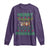 Merry Fishmas Ugly Sweater Long Sleeve Shirt Funny Fishing Holiday Gift - Wonder Print Shop