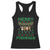 Merry Fishmas Ugly Sweater Racerback Tank Top Funny Fishing Holiday Gift - Wonder Print Shop