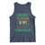Merry Fishmas Ugly Sweater Tank Top Funny Fishing Holiday Gift - Wonder Print Shop